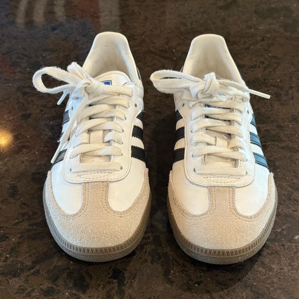 Adidas OG Sambas black white sneakers 7.5 - Picture 2 of 8